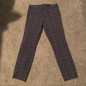 Herringbone Slim Slacks